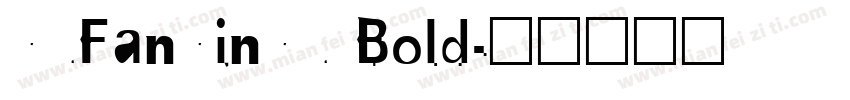 YuFanYinYu Bold字体转换